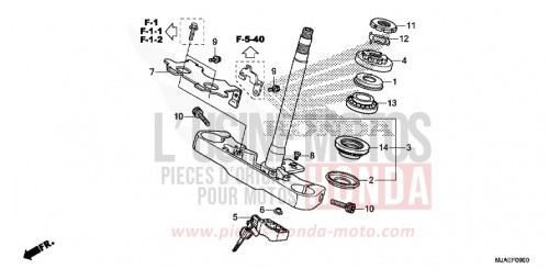 STEERING STEM (VT750CS/C2B/C) VT750CSE de 2014